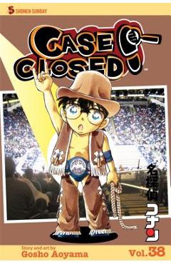 Coperta cărții 'Case Closed, Volume 38 - Gosho Aoyama'