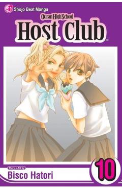 Coperta cărții 'Ouran High School Host Club, Vol. 10, 10 - Bisco Hatori'