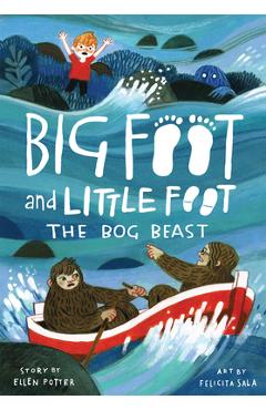 Coperta cărții 'The Bog Beast (Big Foot and Little Foot #4) - Ellen Potter'