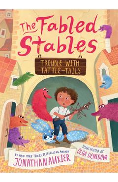 Coperta cărții 'Trouble with Tattle-Tails - Jonathan Auxier'