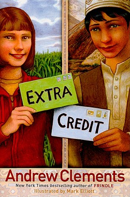Coperta cărții 'Extra Credit - Andrew Clements'