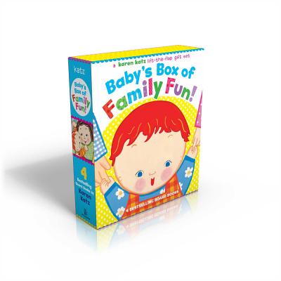 Coperta cărții 'Baby's Box of Family Fun!: A 4-Book Lift-The-Flap Gift Set: Where Is Baby's Mommy?; Daddy and Me; Grandpa and Me,'