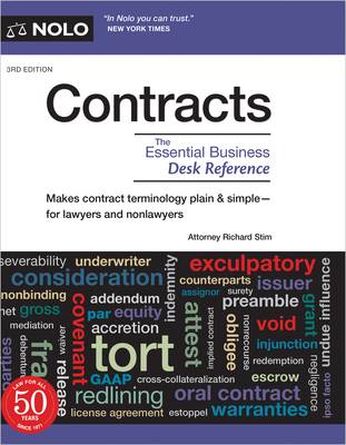Contracts: The Essential Business Desk Reference - Richard Stim