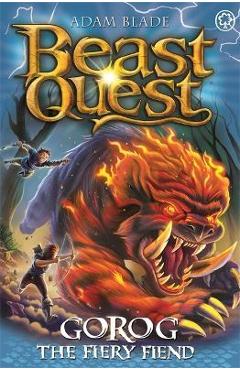 Poza produsului Beast Quest: Gorog the Fiery Fiend: Series 27 Book 1 - Adam Blade