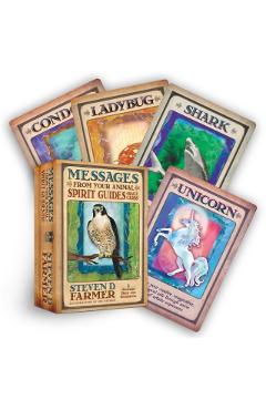 Coperta cărții 'Messages from Your Animal Spirit Guides Oracle Cards: A 44-Card Deck and Guidebook! [With Guidebook] - Steven D. Farmer'