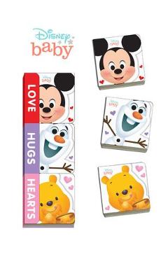Coperta cărții 'Disney Baby Love, Hugs, Hearts - Disney Books'