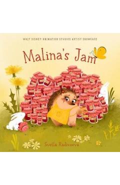Coperta cărții 'Malina's Jam: Walt Disney Animation Studios Artist Showcase - Svetla Radivoeva'