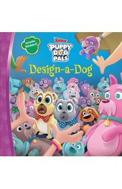 Coperta cărții 'Puppy Dog Pals Design-A-Dog - Disney Book Group'