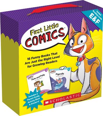 First Little Comics: Levels E & F (Parent Pack): 16 Funny Books That Are Just the Right Level for Growing Readers - Liza Charlesworth