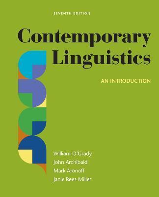 Contemporary Linguistics: An Introduction - William O'grady