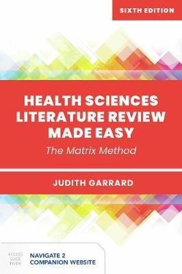 Health Sciences Literature Review Made Easy - Judith Garrard