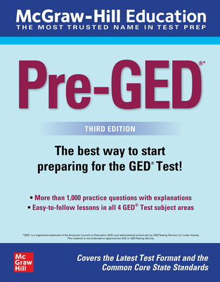 McGraw-Hill Education Pre-Ged, Third Edition - Mcgraw Hill Editors