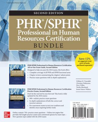 Phr/Sphr Professional in Human Resources Certification All-In-One Exam Guide, Second Edition - William H. Truesdell