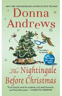 Coperta cărții 'The Nightingale Before Christmas: A Meg Langslow Christmas Mystery - Donna Andrews'