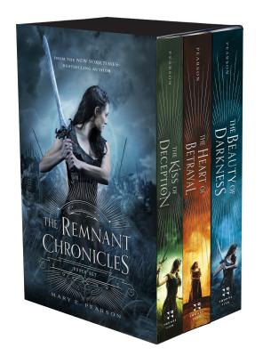 Coperta cărții 'The Remnant Chronicles Boxed Set: The Kiss of Deception, the Heart of Betrayal, the Beauty of Darkness - Mary E. Pearson'