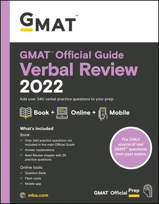 GMAT Official Guide Verbal Review 2022: Book + Online Question Bank - Gmac (graduate Management Admission Coun