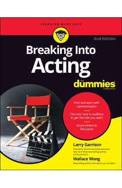 Coperta cărții 'Breaking Into Acting for Dummies - Larry Garrison'