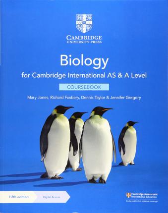 Cambridge International as & a Level Biology Coursebook with Digital Access (2 Years) - Mary Jones