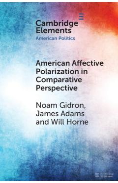 Coperta cărții 'American Affective Polarization in Comparative Perspective - Noam Gidron'