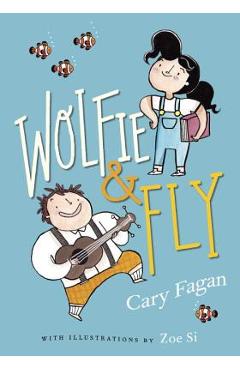 Coperta cărții 'Wolfie and Fly - Cary Fagan'