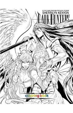 Coperta cărții 'Dark-Hunter Coloring Book 01 - Sherrilyn Kenyon'