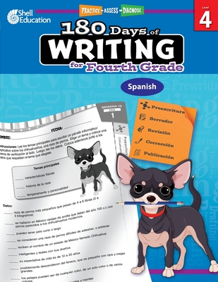 180 Days of Writing for Fourth Grade (Spanish): Practice, Assess, Diagnose - Kristin Kemp