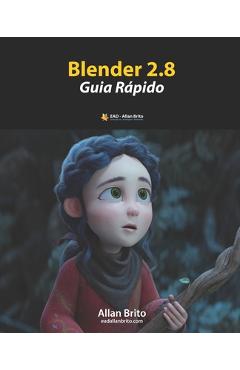 Coperta cărții 'Blender 2.8 - Guia R�pido - Allan Brito'