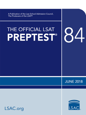 The Official LSAT Preptest 84: (June 2018 Lsat) - Law School Admission Council