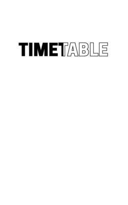 Timetable - John Most