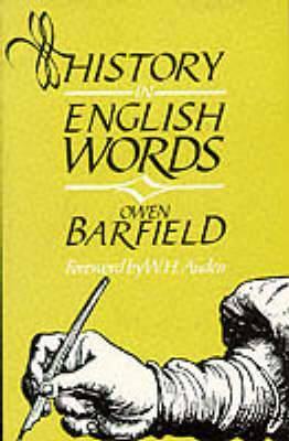 History in English Words - Owen Barfield