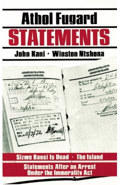 Statements - Athol Fugard
