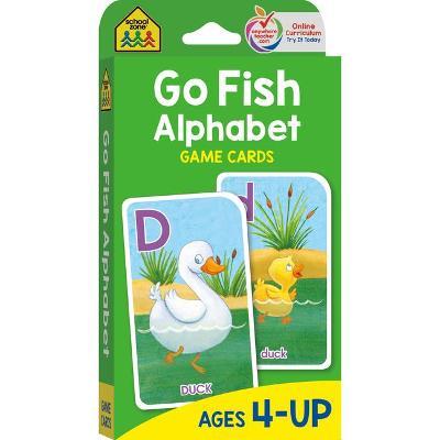 School Zone Go Fish Alphabet Game Cards - School Zone