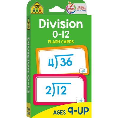 School Zone Division 0-12 Flash Cards - School Zone