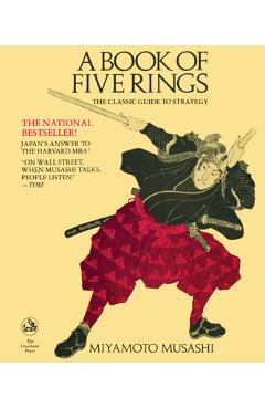 Coperta cărții 'A Book of Five Rings - Miyamoto Musashi'