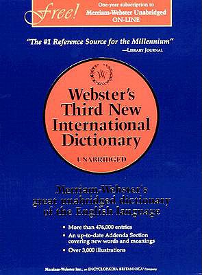Webster's Third New Int'l Dictionary, Unabridged [With Access Code] - Merriam-webster Inc