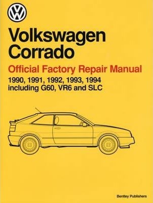 Volkswagen Corrado (A2) Repair Manual: 1990-1994 - Volkswagen Of America
