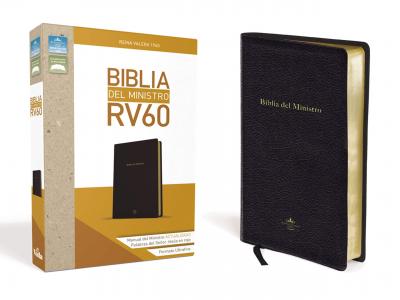 Biblia del Ministro Reina Valera 1960, Leathersoft, Negro / Spanish Ministers Bible Rvr 1960, Leathersoft, Black - Rvr 1960- Reina Valera 1960