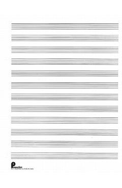 Coperta cărții 'Musipack 3 Ring Filler No. 1: 12-Stave: Passantino Manuscript Paper - Hal Leonard Corp'