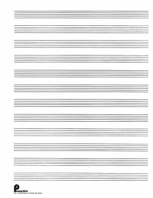Coperta cărții 'Musipack 3 Ring Filler No. 1: 12-Stave: Passantino Manuscript Paper - Hal Leonard Corp'