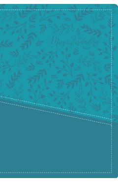 Poza produsului Biblia Devocional Mujer Verdadera Nbla - Duotono Aqua - Nancy Demoss Wolgemuth