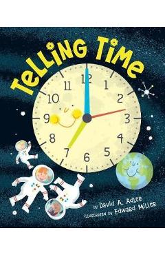 Coperta cărții 'Telling Time - David A. Adler'