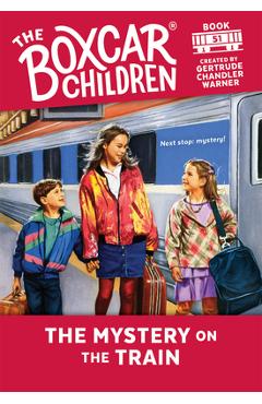 Coperta cărții 'The Mystery on the Train, 51 - Gertrude Chandler Warner'