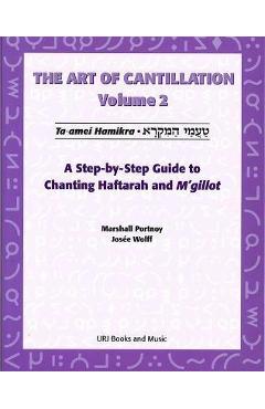 Coperta cărții 'The Art of Cantillation, Volume 2: A Step-By-Step Guide to Chanting Haftarot and Mgilot [With CD] - Marshall Portnoy'