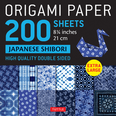 Origami Paper 200 Sheets Japanese Shibori 8 1/4 (21 CM): Extra Large Tuttle Origami Paper: High Quality, Double-Sided Sheets (12 Designs & Instruction - Tuttle Publishing