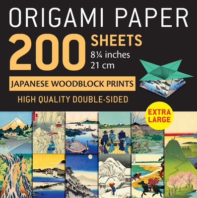 Origami Paper 200 Sheets Japanese Woodblock Prints 8 1/4: Extra Large Tuttle Origami Paper: High-Quality Double Sided Origami Sheets Printed with 12 D - Tuttle Publishing