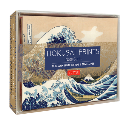 Hokusai Prints Note Cards: 12 Blank Note Cards & Envelopes (6 X 4 Inch Cards in a Box) - Tuttle Editors