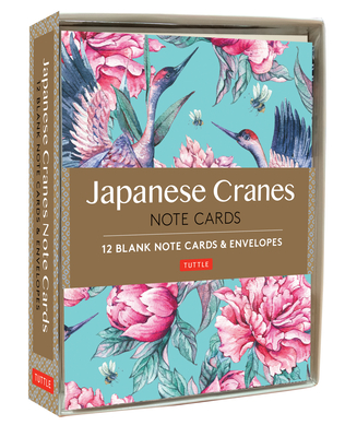 Japanese Cranes Note Cards: 12 Blank Note Cards & Envelopes (6 X 4 Inch Cards in a Box) - Tuttle Editors