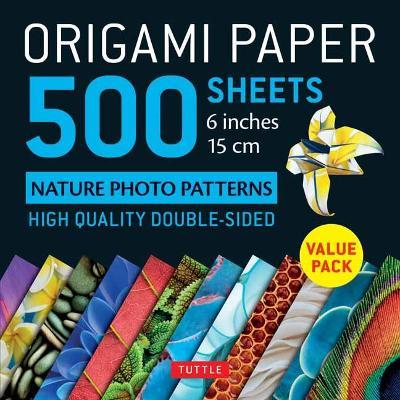 Origami Paper 500 Sheets Nature Photo Patterns 6 (15 CM): Tuttle Origami Paper: High-Quality Double-Sided Origami Sheets Printed with 12 Different Des - Tuttle Publishing