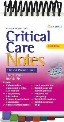 Critical Care Notes: Clinical Pocket Guide - Janice Jones