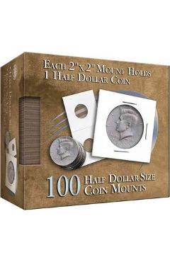 Coperta cărții 'Half Dollar 2x2 Coin Mounts Cube 100 Count - Whtiman'
